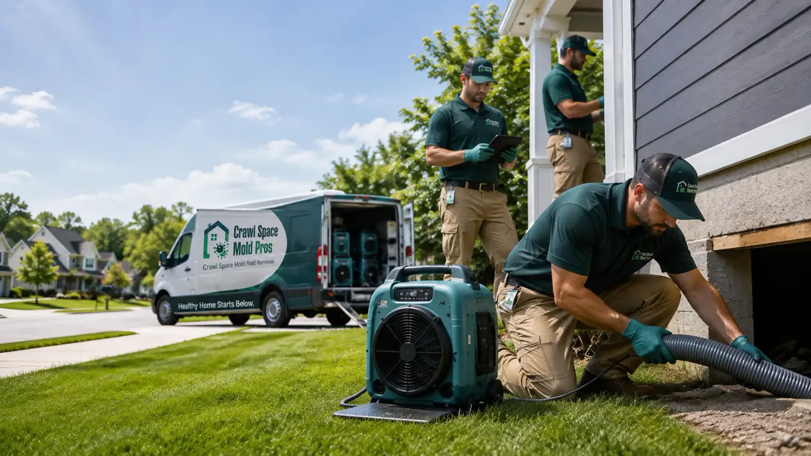 Crawl Space Mold Removal in Elizabeth, CO